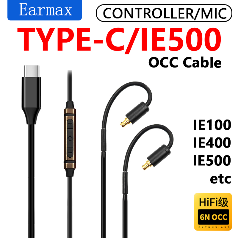 Usb C Earphone - Dla Sennheiser IE100 IE400 IE500 IE100PRO