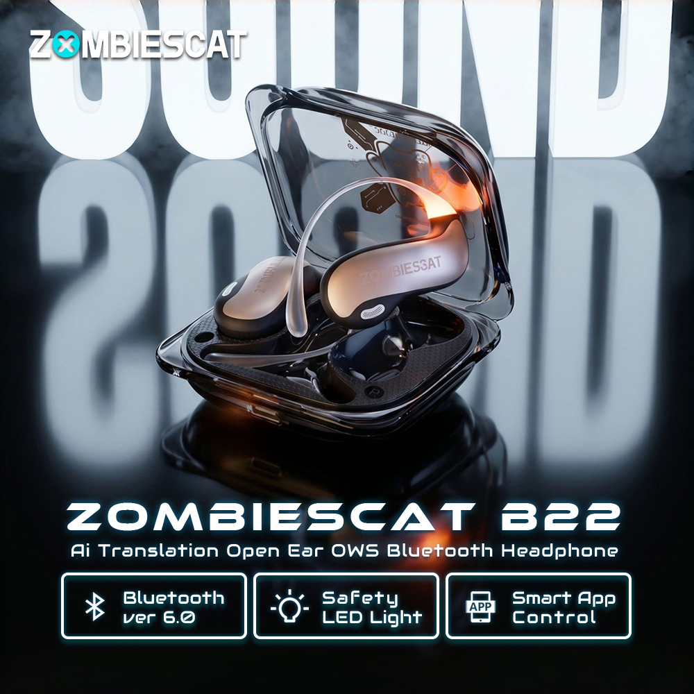 Sports Earphone Hook - Słuchawki Zombie Cat B22 OWS z