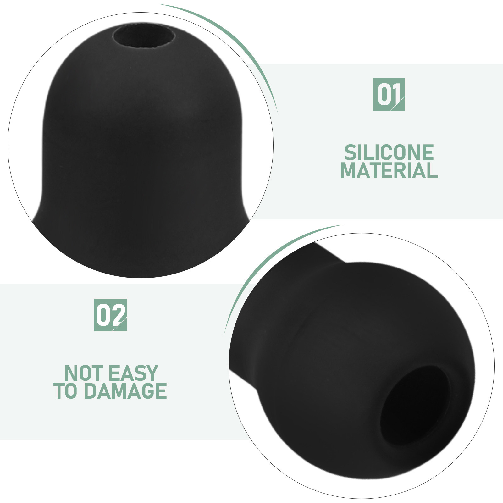 6 szt. silikonowych końcówek d – Silicone Ear Tip Replacement recenzja i cena